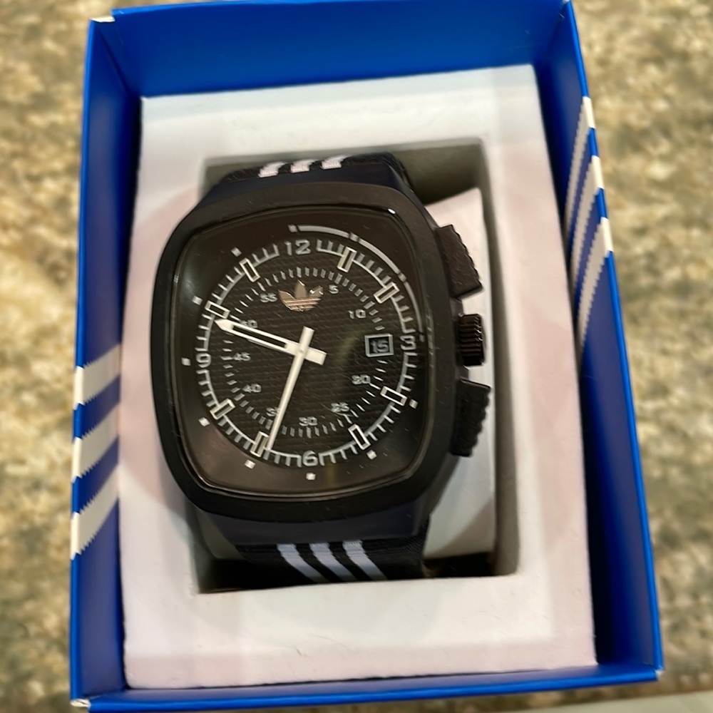 Adidas watch NIB. Needs a battery